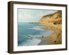 The Beach-kirilstanchev-Framed Art Print