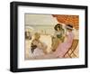 The Beach-Alfred Victor Fournier-Framed Giclee Print