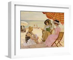 The Beach-Alfred Victor Fournier-Framed Giclee Print