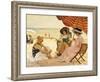 The Beach-Alfred Victor Fournier-Framed Giclee Print