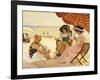 The Beach-Alfred Victor Fournier-Framed Giclee Print