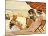 The Beach-Alfred Victor Fournier-Mounted Giclee Print