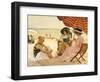 The Beach-Alfred Victor Fournier-Framed Giclee Print