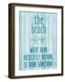 The Beach-Kimberly Allen-Framed Art Print