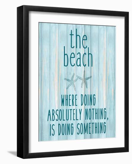 The Beach-Kimberly Allen-Framed Art Print