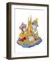 The Beach-Bill Bell-Framed Giclee Print