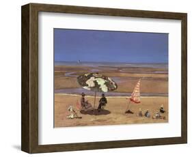 The Beach-Etienne Moreau-Nelaton-Framed Giclee Print