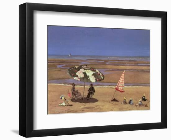 The Beach-Etienne Moreau-Nelaton-Framed Giclee Print