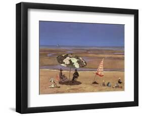 The Beach-Etienne Moreau-Nelaton-Framed Giclee Print