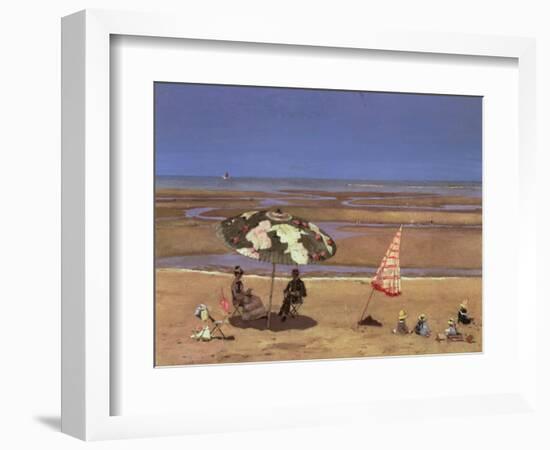 The Beach-Etienne Moreau-Nelaton-Framed Giclee Print