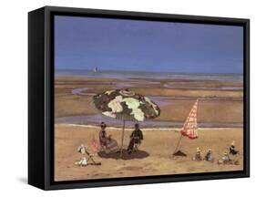 The Beach-Etienne Moreau-Nelaton-Framed Stretched Canvas