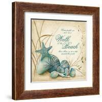 The Beach-Charlene Olson-Framed Art Print