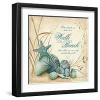 The Beach-Charlene Olson-Framed Art Print