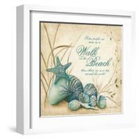 The Beach-Charlene Olson-Framed Art Print