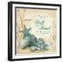 The Beach-Charlene Olson-Framed Art Print