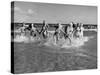 The Beachcomber Girls Who Work Night Clubs are Hanging Out at Beach in the Daytime-Allan Grant-Stretched Canvas