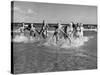 The Beachcomber Girls Who Work Night Clubs are Hanging Out at Beach in the Daytime-Allan Grant-Stretched Canvas