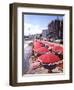 The Beachfront at Esterel Plage in Juan Les Pins on the French Riviera, France-Ralph Crane-Framed Photographic Print