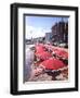 The Beachfront at Esterel Plage in Juan Les Pins on the French Riviera, France-Ralph Crane-Framed Photographic Print