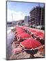 The Beachfront at Esterel Plage in Juan Les Pins on the French Riviera, France-Ralph Crane-Mounted Photographic Print