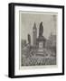 The Beaconsfield Statue, Westminster, on Primrose Day-null-Framed Giclee Print