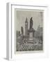 The Beaconsfield Statue, Westminster, on Primrose Day-null-Framed Giclee Print