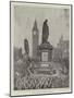 The Beaconsfield Statue, Westminster, on Primrose Day-null-Mounted Giclee Print