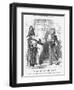 The Beadle and the Dane, 1864-John Tenniel-Framed Giclee Print