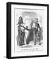 The Beadle and the Dane, 1864-John Tenniel-Framed Giclee Print