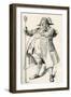 The Beadle. Illustration by Harry Furniss for Sketches by Boz by Charles Dickens-null-Framed Giclee Print