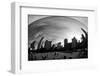 The Bean Chicago BW-Debra Van Swearingen-Framed Photographic Print