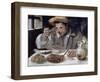 The Bean Eater, 1584-85-Annibale Carracci-Framed Giclee Print