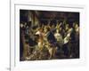 The Bean Feast, about 1640/45-Jacob Jordaens-Framed Giclee Print