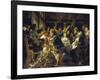 The Bean Feast, about 1640/45-Jacob Jordaens-Framed Giclee Print