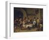 The Bean King (The Feast of the Bean Kin)-David Teniers the Younger-Framed Giclee Print