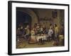 The Bean King (The Feast of the Bean Kin)-David Teniers the Younger-Framed Giclee Print