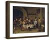 The Bean King (The Feast of the Bean Kin)-David Teniers the Younger-Framed Giclee Print