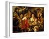 The Bean King (The King Drinks)-Jacob Jordaens-Framed Giclee Print