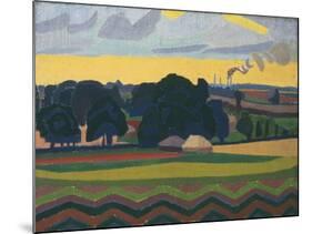 The Beanfield, Letchworth-Spencer Gore-Mounted Giclee Print