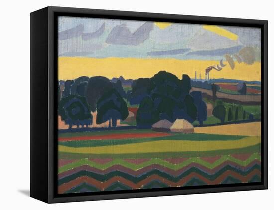 The Beanfield, Letchworth-Spencer Gore-Framed Stretched Canvas