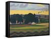 The Beanfield, Letchworth-Spencer Gore-Framed Stretched Canvas