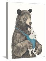 The Bear Aupair-Laura Graves-Stretched Canvas