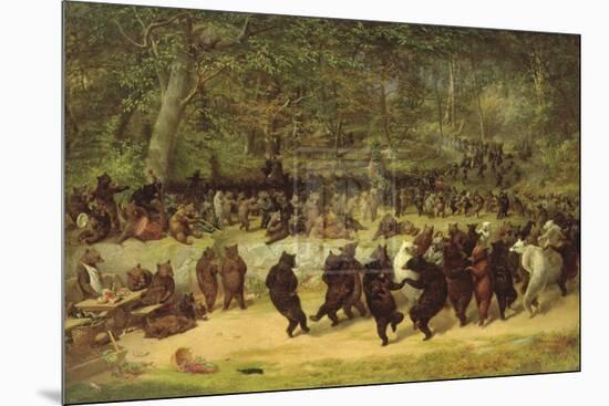 The Bear Dance-William Holbrook Beard-Mounted Art Print