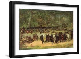 The Bear Dance-William Holbrook Beard-Framed Art Print