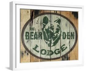 The Bear Den Lodge-Katelyn Lynch-Framed Art Print