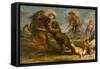 The Bear Hunt, 1639-1640-Peter Paul & Snyders Frans Rubens-Framed Stretched Canvas