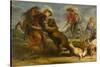 The Bear Hunt, 1639-1640-Peter Paul & Snyders Frans Rubens-Stretched Canvas