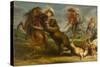 The Bear Hunt, 1639-1640-Peter Paul & Snyders Frans Rubens-Stretched Canvas