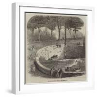 The Bear-Pit at Berne, Switzerland-null-Framed Giclee Print