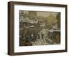 The Bear Trainers, Old Moscow, 1911-Appolinari Mikhaylovich Vasnetsov-Framed Giclee Print